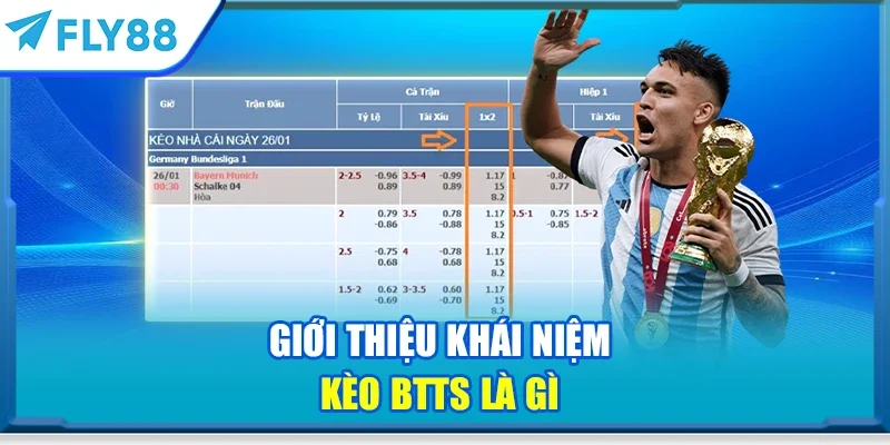 Giới thiệu khái niệm kèo BTTS là gì